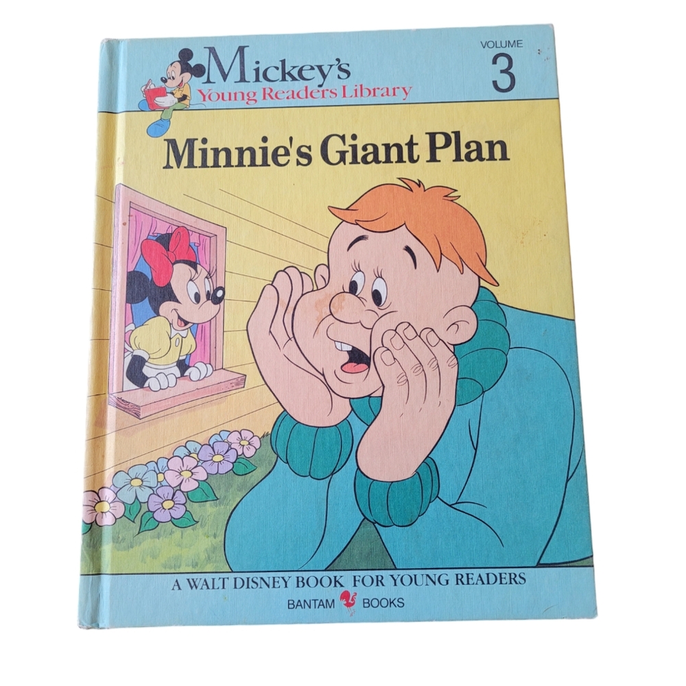 Mickey's Young Readers Library- Volume 3- Minnie's Giant Plan-1990